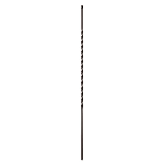 Twist Series 1/2" Square x 44"H Long 22" Twist Hollow Iron Baluster